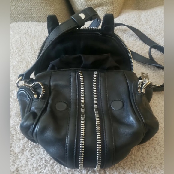 Alexander Wang Mini Marti Black Backpack Crossbody Bag - Picture 3 of 13